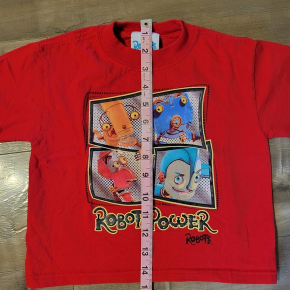 Robots Movie Y2K 20th Century Fox Robots Kids Shirt Robot Power - Picture 6 of 7